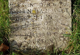 BURTON [Lilian] Margaret 1914-1990 and her husband William C BURTON 1908-199[5]